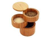 Totally Bamboo 20 8551 3 Tiered Salt Box 20 8551