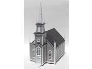 708 Colonial Church Kit HO ATLU0708