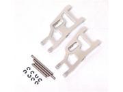 ST Racing Concepts ST3631S Aluminum Front Arms for Stampede Rustler and Slash Silver STRC0075
