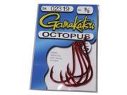 Gamakatsu 2314 Octopus Fishing Fish Hooks Red Size 4 0 6 PK Fishing Hook
