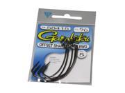 Gamakatsu 58414 4 0 Black Offset X Wide Gap Worm Hooks 5 Pack Size 4 0