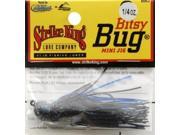 Strike King Bitsy Bug Mini Jig Bait Black Blue 0.25 Ounce 245167 STRIKE KING LURE CO.
