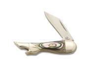 Rough Rider Knives 939 Mini Leg Knife with Abalone Handles RR939 ROUGH RIDER