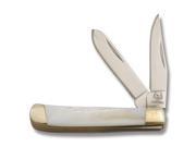 Rough Rider Knives 802 Tiny Trapper Knife with White Pearl Handles RR802 ROUGH RIDER