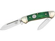 Rough Rider Knives 057 Mini Canoe Pocket Knife with Peacock Smooth Bone Handles RR057 ROUGH RIDER