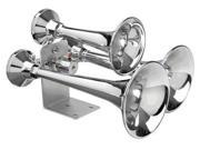 Cannon Ball Express TM Train Horn with 152dB 150Hz Output Chrome Finish