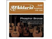 D Addario EJ42 Resophonic Guitar Strings 16 56 EJ42 D ADDARIO