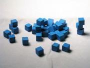 MAYDAY GAMES 8 MM Blue Cube Token Set 100 pack