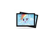 My Little Pony Small Size Deck Protector Sleeves Rainbow Dash 60ct ULP84221 Ultra Pro