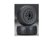 21352 Mounted Wheel Tire SC18 ASCC1352 ASSOCIATED ELECTRICS