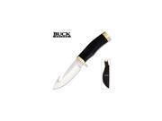 Buck BU691 Knives Fixed Knife Kraton Rubber Handle Zipper Guthook Rubber 8 3 4