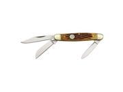 Rough Rider Knives 194 Small Stockman Pocket Knife with Jigged Bone Handles RR194 ROUGH RIDER