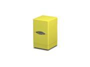 Bright Yellow Satin Tower Deck Box ULP84182 Ultra Pro