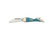 Rough Rider Knives 1269 Small Leg Knife with Turquoise Smooth Bone Handles RR1269 ROUGH RIDER