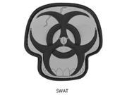 Maxpedition Gear Biohazard Skull Patch Swat 2 x 2 Inch MXBZSKS