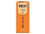 Rico Bb Clarinet Reeds Strength 2.5 25 pack RCA2525 RICO
