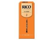 Rico Bb Clarinet Reeds Strength 2.0 25 pack RCA2520 RICO