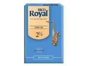 Rico Royal Tenor Sax Reeds 2.5 Strength Box of 10