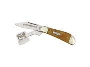 Marbles Outdoors Knives 280 Marbles Pocket Chopper with Smooth Tobacco Bone Handles MR280 MARBLES