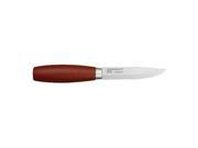 Mora of Sweden Knives 0002 Classic Number 2 Fixed Blade Knife with Red Wood Handles FT0002 MORA