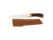 Marble Knives 241 Fixed Blade Knife with Brown Jigged Bone Handles MR241 MARBLES