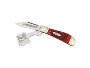 Marbles Outdoors Knives 281 Marbles Pocket Chopper with Red Jigged Bone Handles MR281 MARBLES