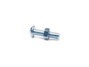 Stove Bolts with Hex Nuts .25 x 1 5 Pack
