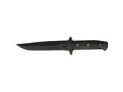Pro Tech Knives 2306 Black DLC Finish Brend 1 Combat Master Fixed Blade Knife with Black Linen Mic PTK2306 Protech