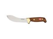 Svord Peasant Knives 677BB Deluxe Curved Skinner Fixed Blade Knife with Varnished Sapele Mahogany H SV677BB