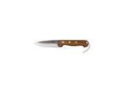 Svord Peasant Knives DP Drop Point Hunter Fixed Blade Knife with Brown Hardwood Handles SVDP