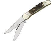 Hen Rooster Knives 232DS Copperhead Pocket Knife with Deer Stag Handles HR232DS