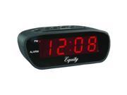 Equity by La Crosse 30902 .9 Inch LED Truckers Adjustable Volume Alarm Clock with 12v plug in adap E30902 La Crosse Tech