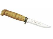 Marttiini Knives 450012 Stainless Steel Jagdmesser Hunters Fixed Blade Knife with Curly Birch Handl MN450012