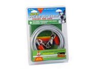 Four Paws Products Ltd Super Tie Out Cable Silver 20 Feet 000203844