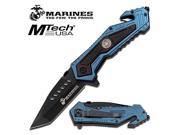 MTECH USA M A1033BL Closed Spring Assisted Folder Knife 4.75 Inch USMA1033BL Mtech USA