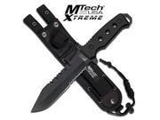 Mtech Fixed Blade Black Drop Point G10 Handle Knife MX 8098K MTX8098K Mtech USA
