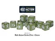 Green Bolt Action Order Dice WRLBDICE12 Warlord Games