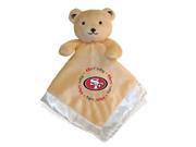 SAN FRANCISCO 49ERS NFL INFANT SECURITY BLANKET 14 IN X 14 IN SFF701 Baby Fanatic