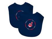 Baby Fanatic Team Color Bibs Cleveland Indians 2 Count CLI62002