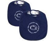 Baby Fanatic Team Color Bibs Penn State University 2 Count PSU62002