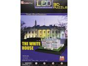 White House 3D Puzzle with LED Lights 56 Pieces DWTY5004 Daron
