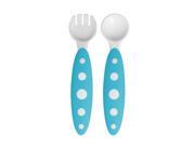 Boon Modware Toddler Utensils Blue and White 346 DISC CO BOON