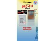Ultra Pro Standard Pro Fit Transparent Clear Sleeves 100 Pack 89mm x 64mm ULP82712 ULTRA PRO