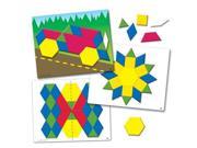 Learning Resources Magnetic Pattern Block Activity Set LER1289 LEARNING RESOURCES