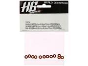 HOT BODIES 112794 Washer Set 3x7mm 0.5mm 1mm Orange D413 6 HBSC2794 Hot Bodies