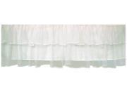 Tadpoles Triple Layer Tulle Crib Skirt in White bdrbtl009 TADPOLES