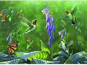 Buffalo Games Hautman Brothers Hummingbirds and Hosta 1000 Piece Jigsaw Puzzle by Buffalo Games BUFY1180