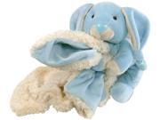 Stephan Baby Ultra Soft and Huggable Plush Knotty Bunnie and Blankie Gift Set Blue 123913