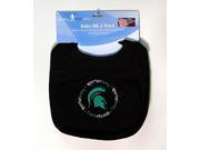 Baby Fanatic Team Color Bibs Michigan State University 2 Count MST62002