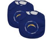 Baby Fanatic Team Color Bibs San Diego Chargers 2 Count SDC62002